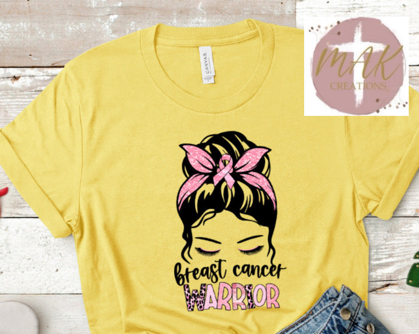 Breast Cancer Warrior (AVAILABLE IN ALL SIZES)