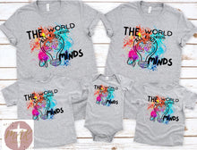 Load image into Gallery viewer, The World Needs All Kinds of Minds (AVAILABLE IN ALL SIZES)
