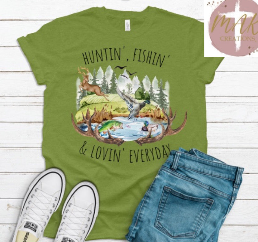 Hunting, Fishing (AVAILABLE IN ALL SIZES)