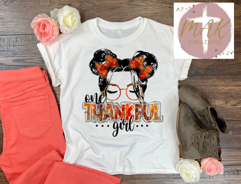 One Thankful Girl (AVAILABLE IN ALL SIZES)
