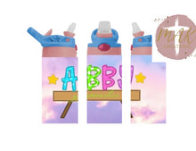 Load image into Gallery viewer, 12oz Kids Flip Top Tumbler Glow in the Dark/Color changing (MULTIPLE COLOR OPTIONS)
