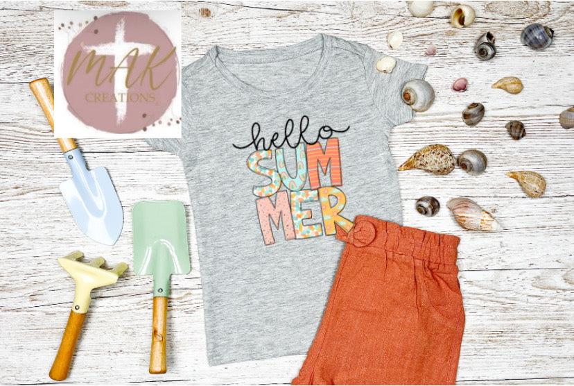 Hello Summer (AVAILABLE IN ALL SIZES)