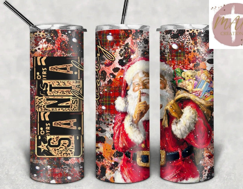 Santa Baby (20 oz Skinny Tumbler)