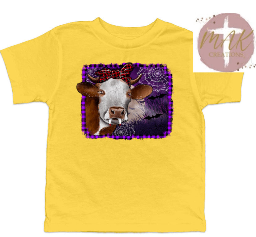 Halloween Cow (AVAILABLE IN ALL SIZES)