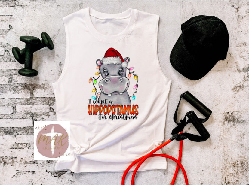 I Want A Hippopotamus for Christmas (AVAILABLE IN ALL SIZES)