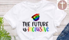 Load image into Gallery viewer, The Future is Inclusive (Black and Colorful) (AVAILABLE IN ALL SIZES)

