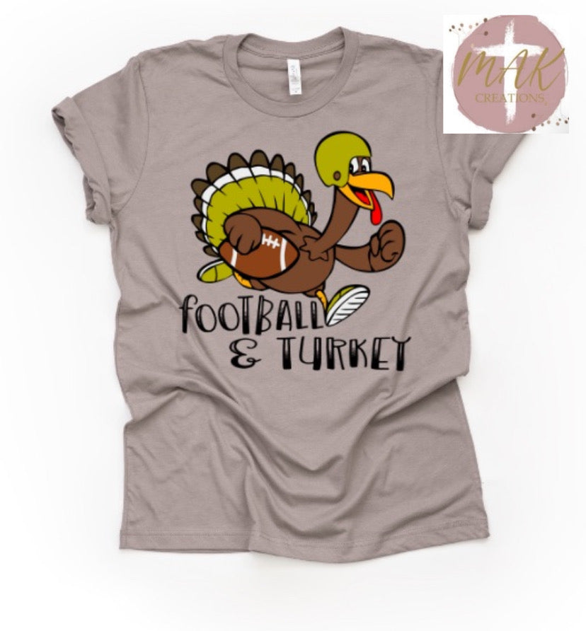 Football and Turkey (AVAILABLE IN ALL SIZES)
