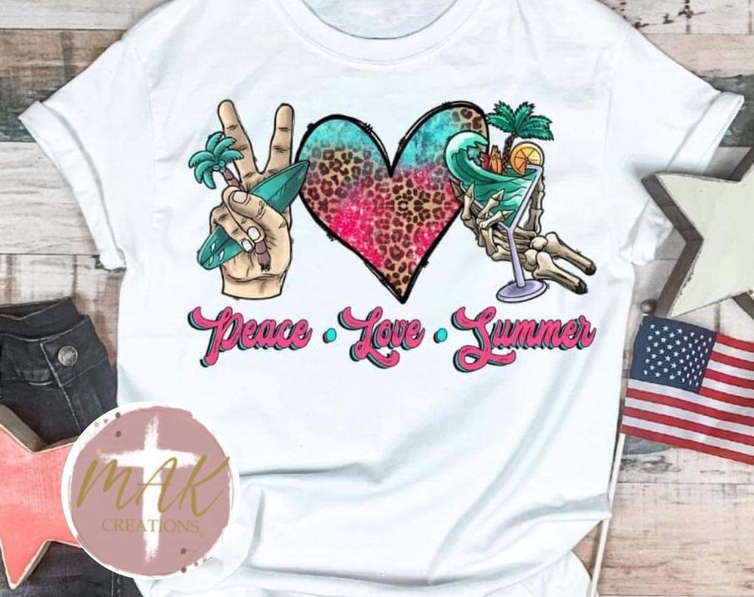 Peace Love Summer (AVAILABLE IN ALL SIZES)