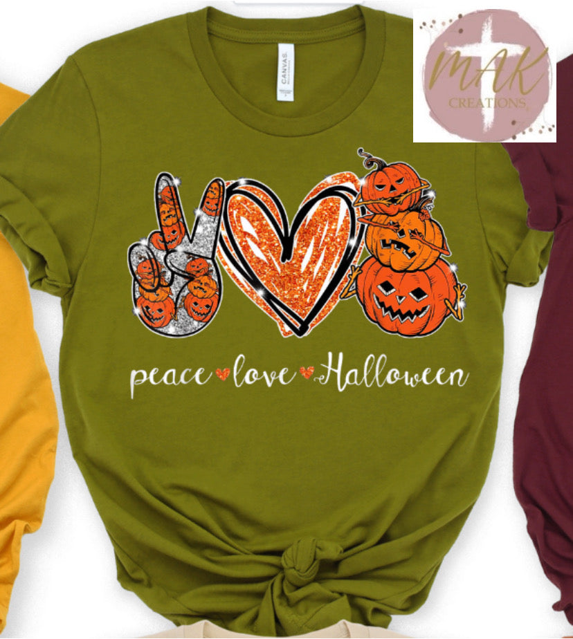 Peace Love Halloween #7 (AVAILABLE IN ALL SIZES)