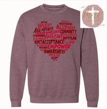 Load image into Gallery viewer, Autism Red Heart (AVAILABLE IN ALL SIZES)
