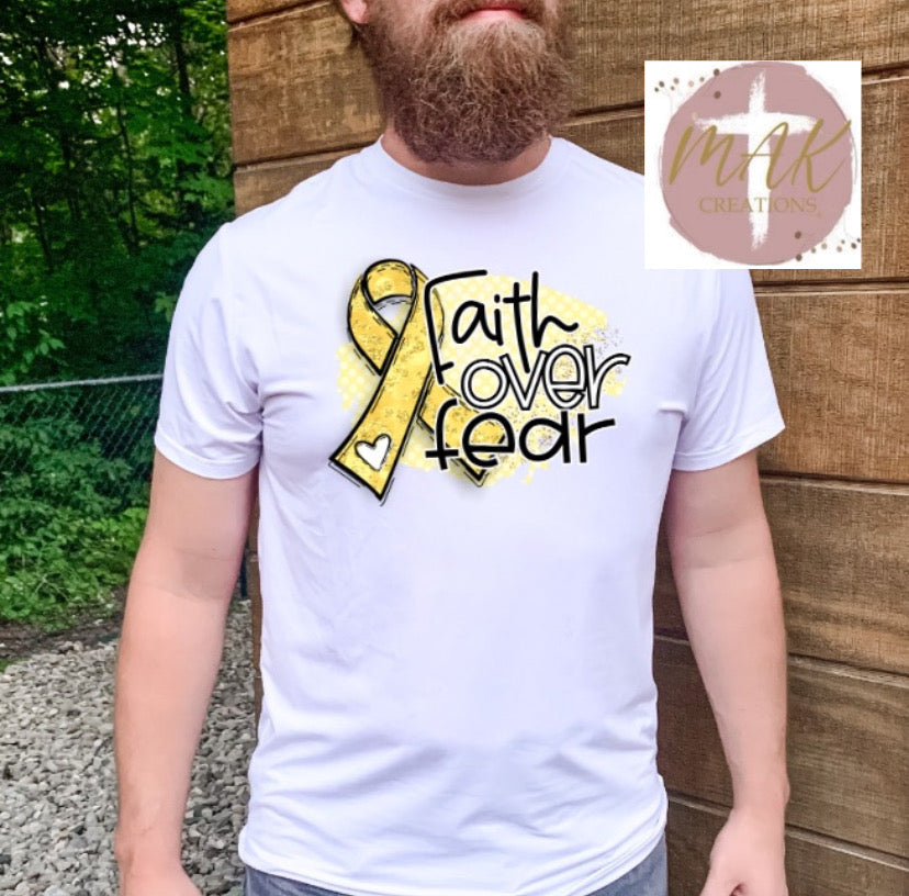 Faith Over Fear (Yellow) (AVAILABLE IN ALL SIZES)