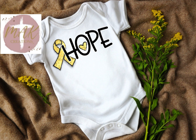 Hope (Yellow Ribbon) (AVAILABLE IN ALL SIZES)