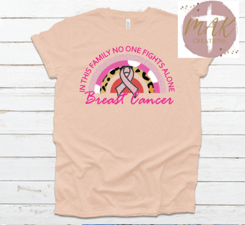 Breast Cancer Rainbow #2 (AVAILABLE IN ALL SIZES)