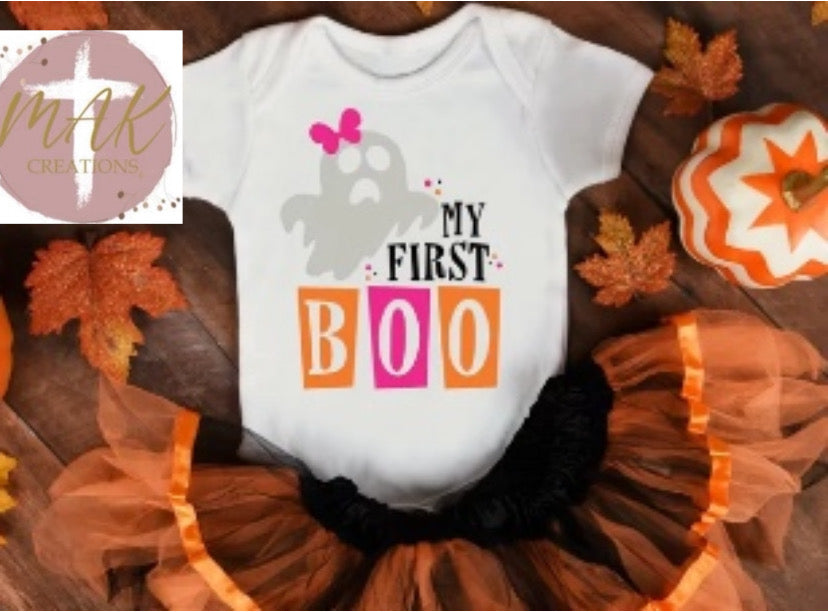 My First Boo #1  (AVAILABLE IN ALL SIZES)