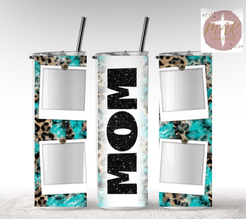 Mom Photos (20 oz Skinny Tumbler)