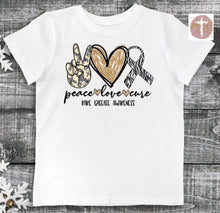 Load image into Gallery viewer, Peace Love Cure Rare Disease Awareness (AVAILABLE IN ALL SIZES)
