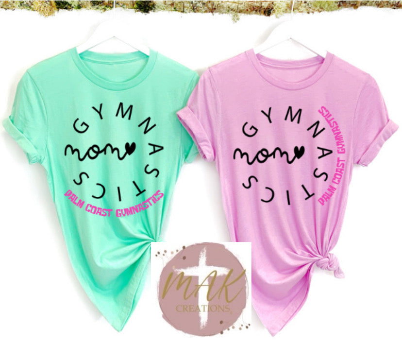Gymnastics Mom Circle (AVAILABLE IN ALL SIZES)