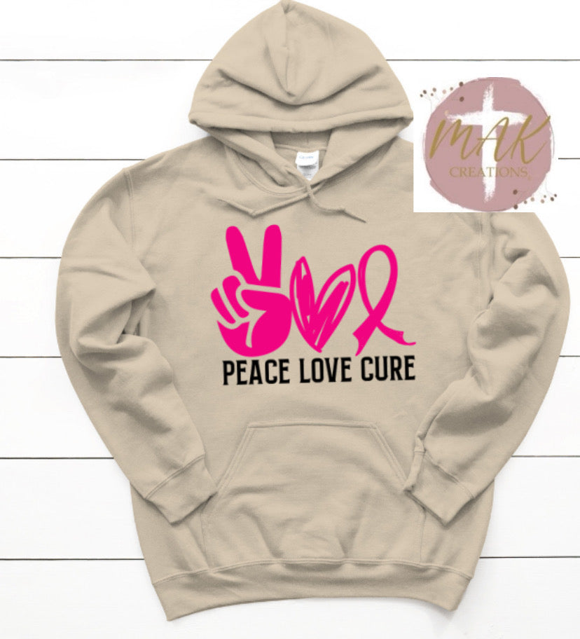 Peace Love Cure (AVAILABLE IN ALL SIZES)