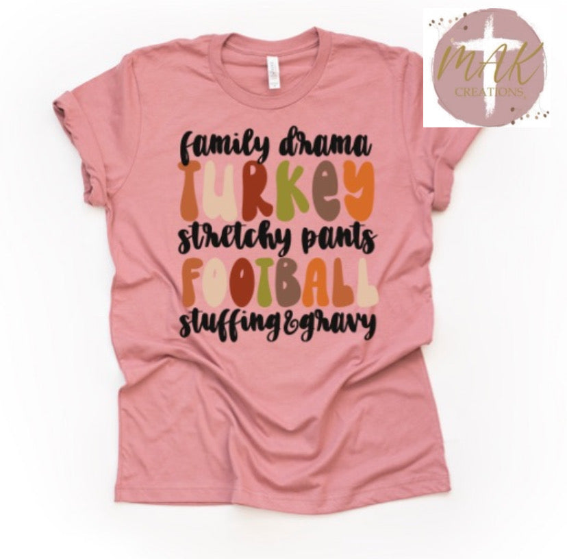 Family Drama Turkey (AVAILABLE IN ALL SIZES)