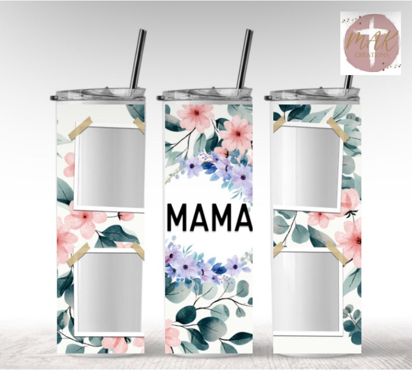 Mama Photos (20 oz Skinny Tumbler)