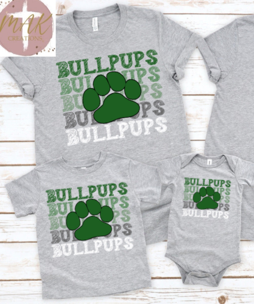 Bullpups With Paw print
