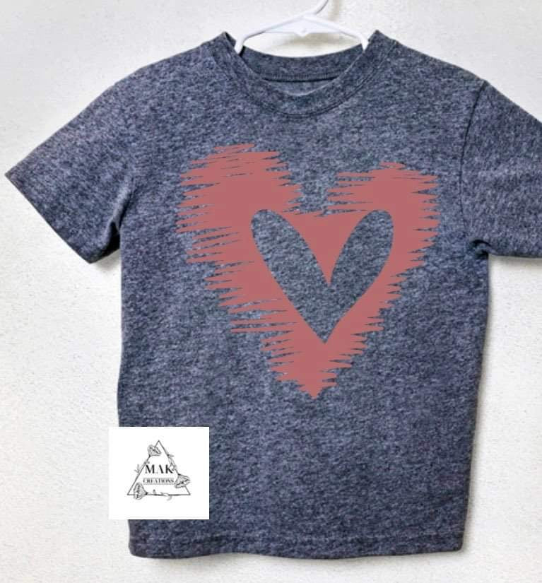 Heart (Paint Stoke) (AVAILABLE IN ALL SIZES)