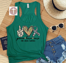 Load image into Gallery viewer, Peace Love Cure Rare Disease Awareness (AVAILABLE IN ALL SIZES)
