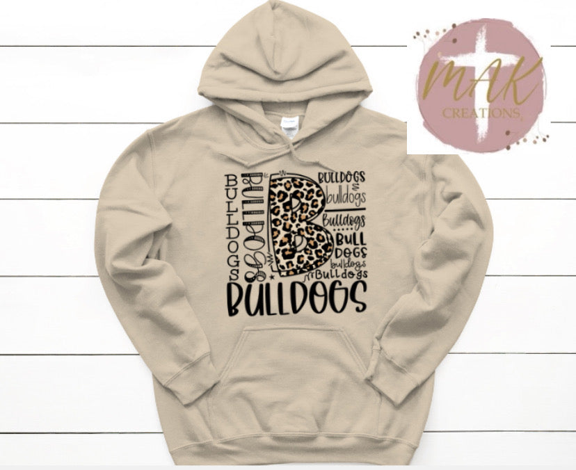 Bulldog With Leopard B