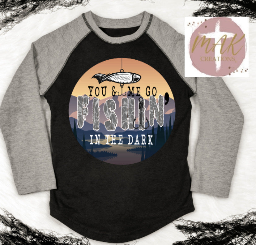 You & Me Go Fishing In the Dark #2 (AVAILABLE IN ALL SIZES)