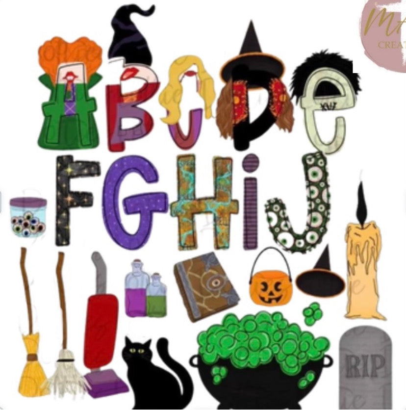 Personalized Halloween Name #9 (AVAILABLE IN ALL SIZES)