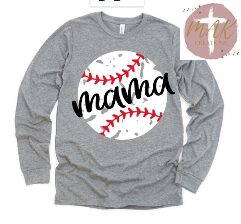 Baseball Mama (#2) (AVAILABLE IN ALL SIZES)
