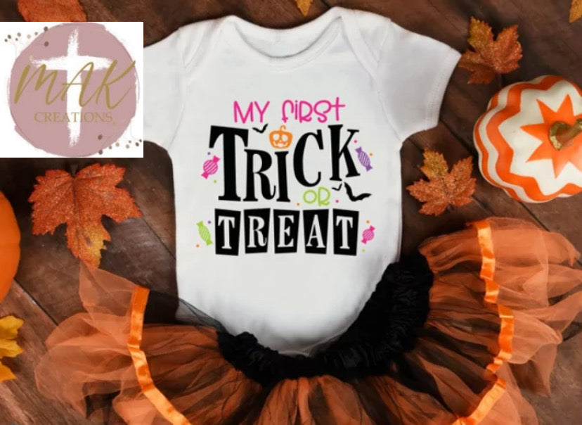 My First Trick or Treat (AVAILABLE IN ALL SIZES)