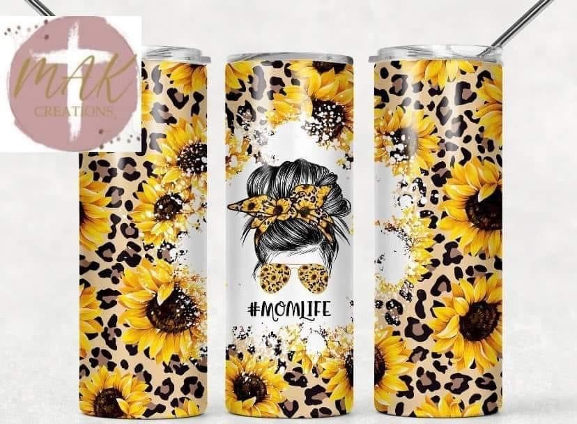 Momlife (20 oz Skinny Tumbler)