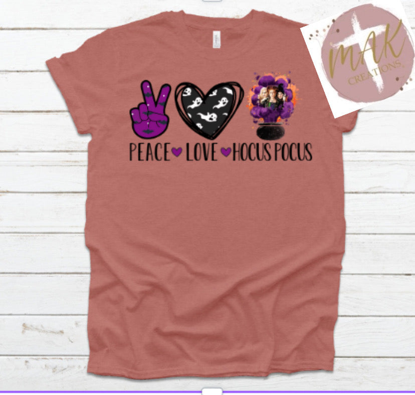 Peace Love (AVAILABLE IN ALL SIZES)
