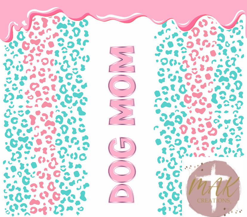 20 oz Skinny Tumbler Dog Mama