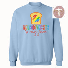 Load image into Gallery viewer, Neurodiversity is My Jam (AVAILABLE IN ALL SIZES)
