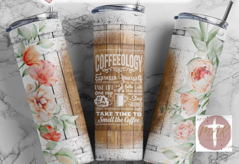 Coffeeology (20 oz Skinny Tumbler)