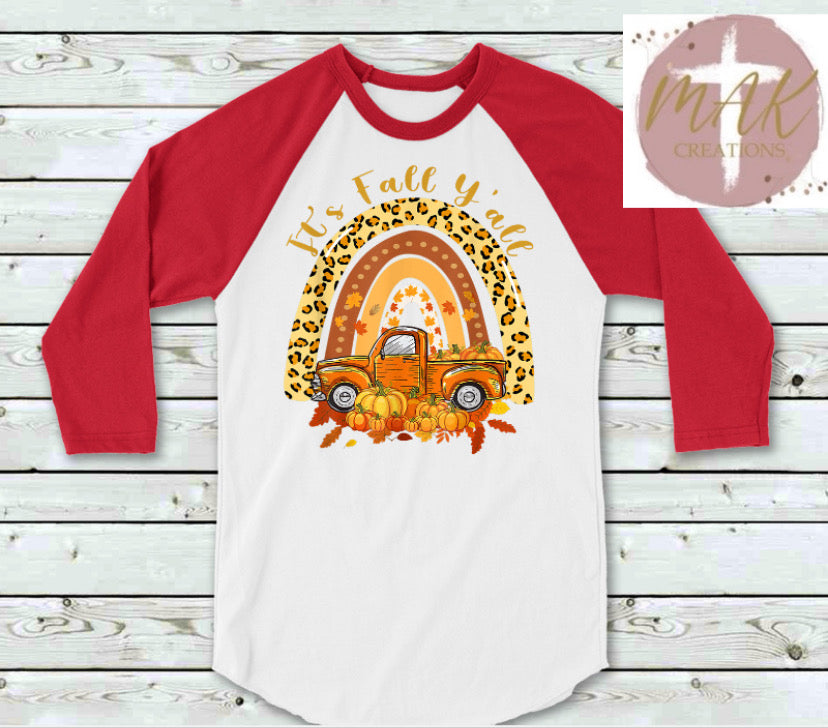 It’s Fall Y’all (Rainbow & Truck)  (AVAILABLE IN ALL SIZES)