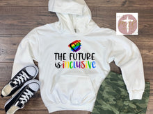 Load image into Gallery viewer, The Future is Inclusive (Black and Colorful) (AVAILABLE IN ALL SIZES)
