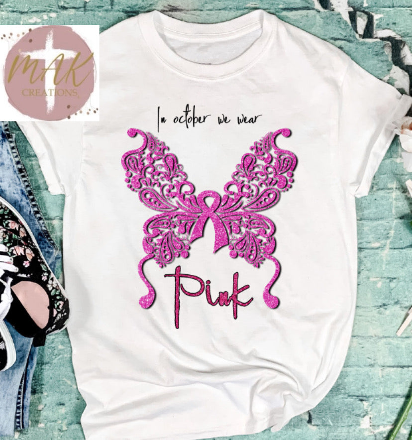 Pink Butterfly (AVAILABLE IN ALL SIZES)