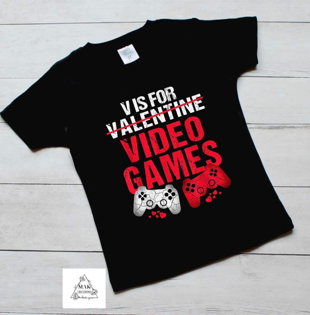 V is for Video Games (AVAILABLE IN ALL SIZES)