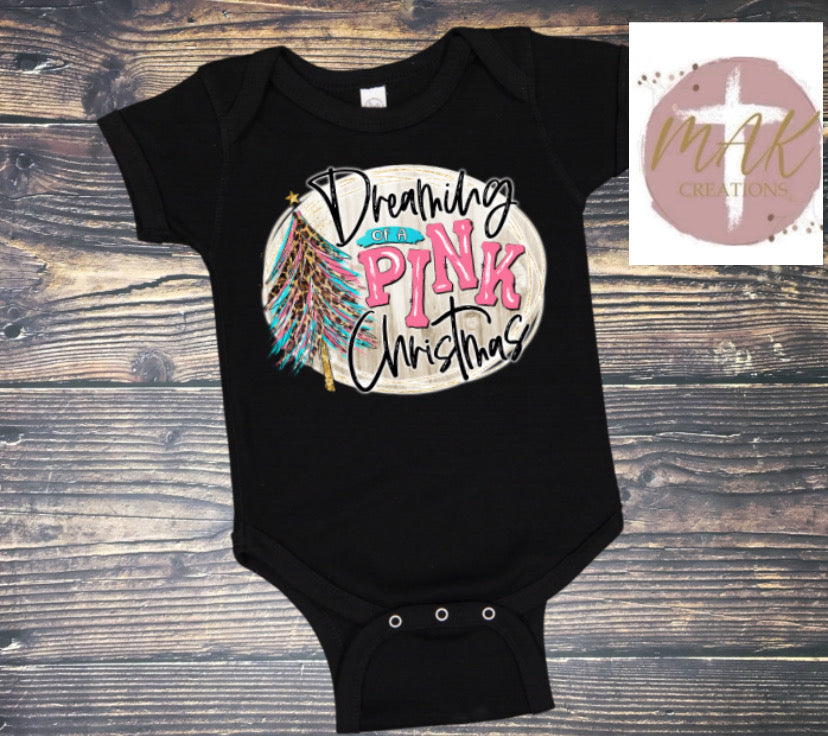 Dreaming of A Pink Christmas (AVAILABLE IN ALL SIZES)