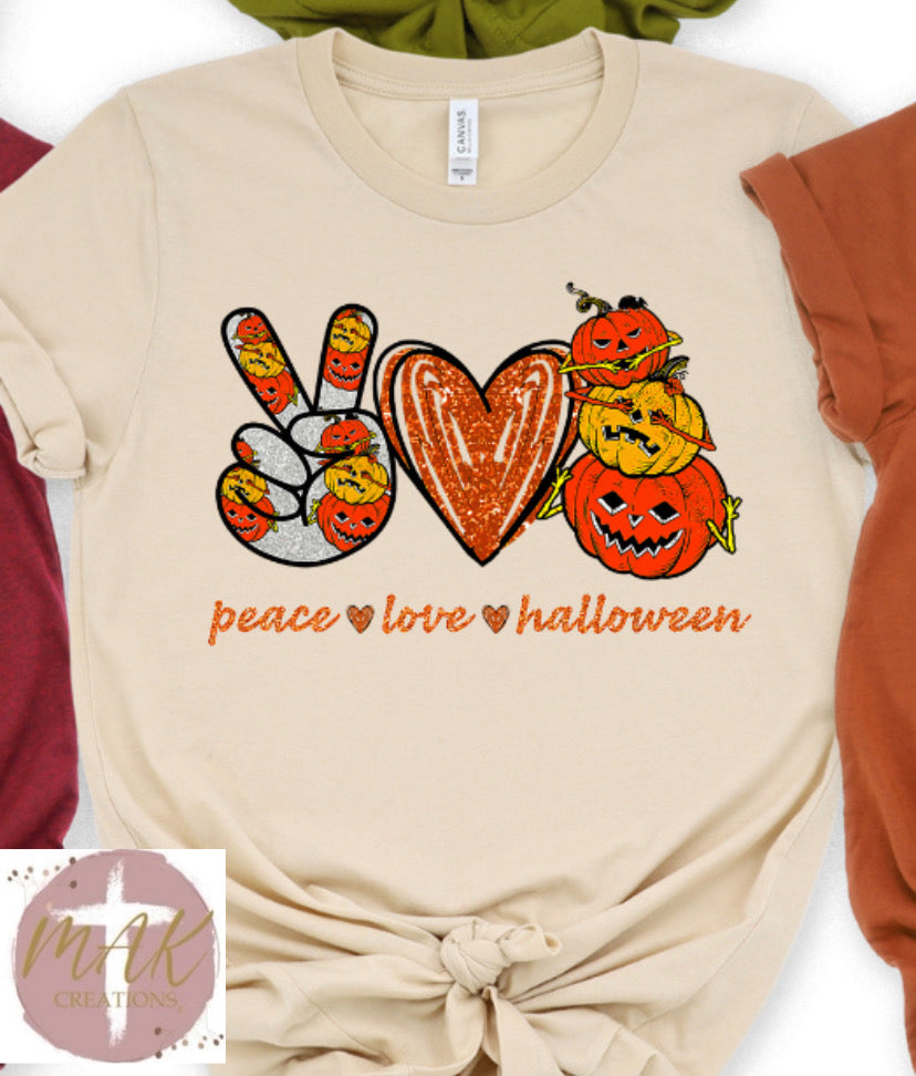 Peace Love Halloween #4 (AVAILABLE IN ALL SIZES)
