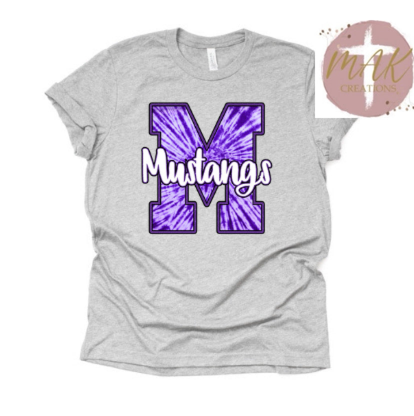 Mustangs (Tye-Dye M)