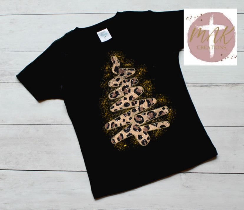 Leopard Christmas Tree (AVAILABLE IN ALL SIZES)