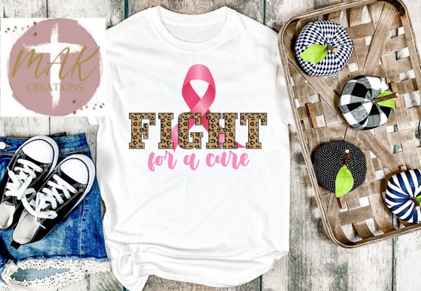 Fight (Leopard) for A Cure (AVAILABLE IN ALL SIZES)