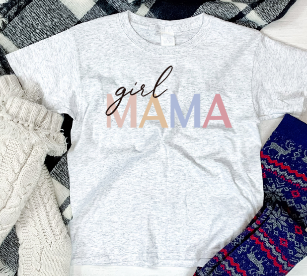 Girl Mama Black & Pastel (ADULT)
