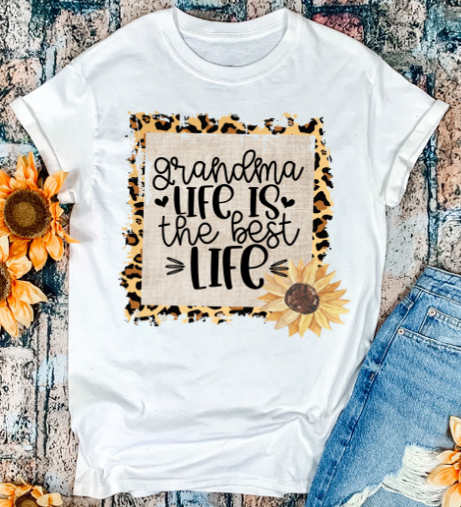 Grandma Life is the best Life Sunflowers (ADULT)