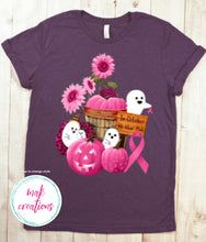 Load image into Gallery viewer, Breast Cancer Pumpkins &amp; Ghosts (ALL Sizes)
