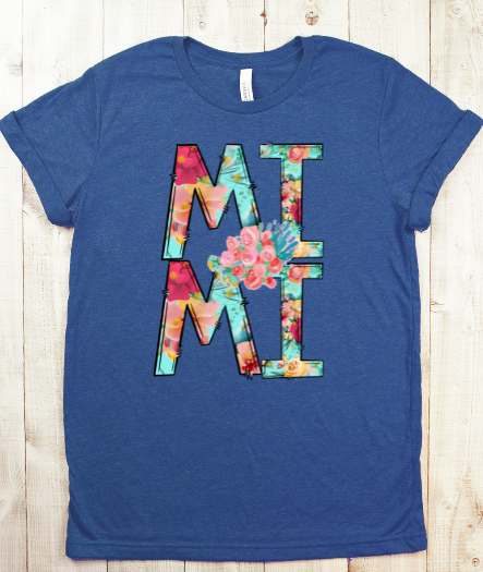 Mimi Stacked Bright Floral (ADULT)